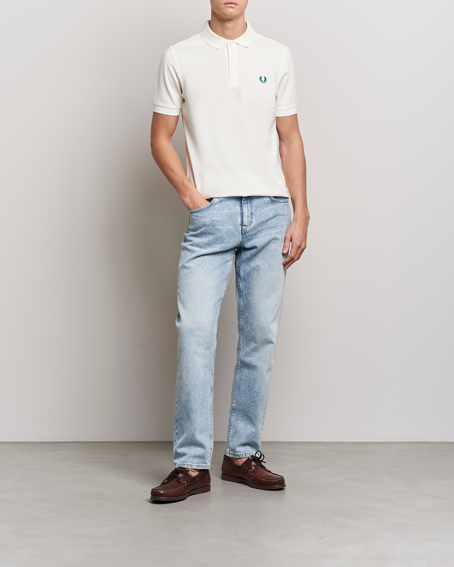 Homme | Polos | Fred Perry | Plain Polo Shirt Light Ecru