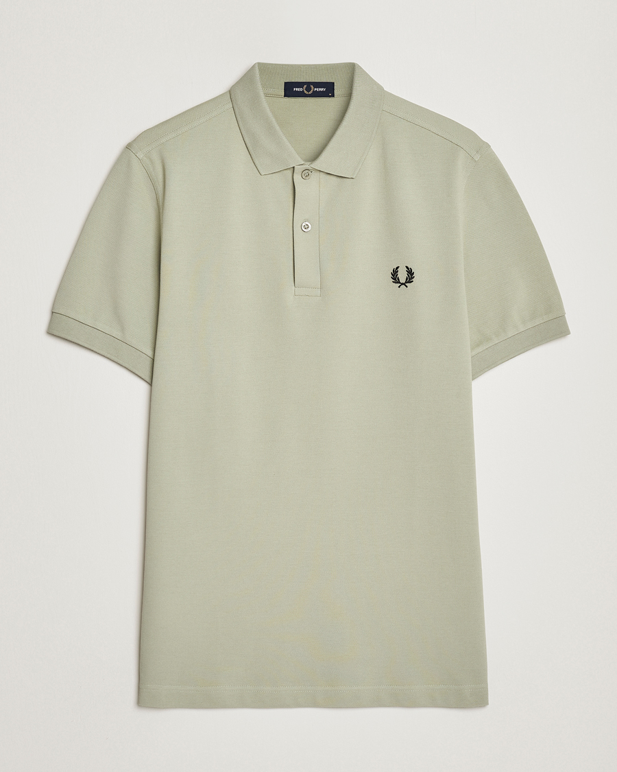 Homme | Polos | Fred Perry | Plain Polo Shirt Seagrass