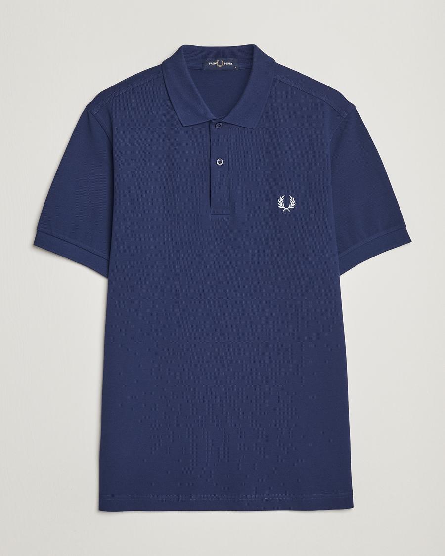 Homme | Polos | Fred Perry | Plain Polo Shirt French Navy