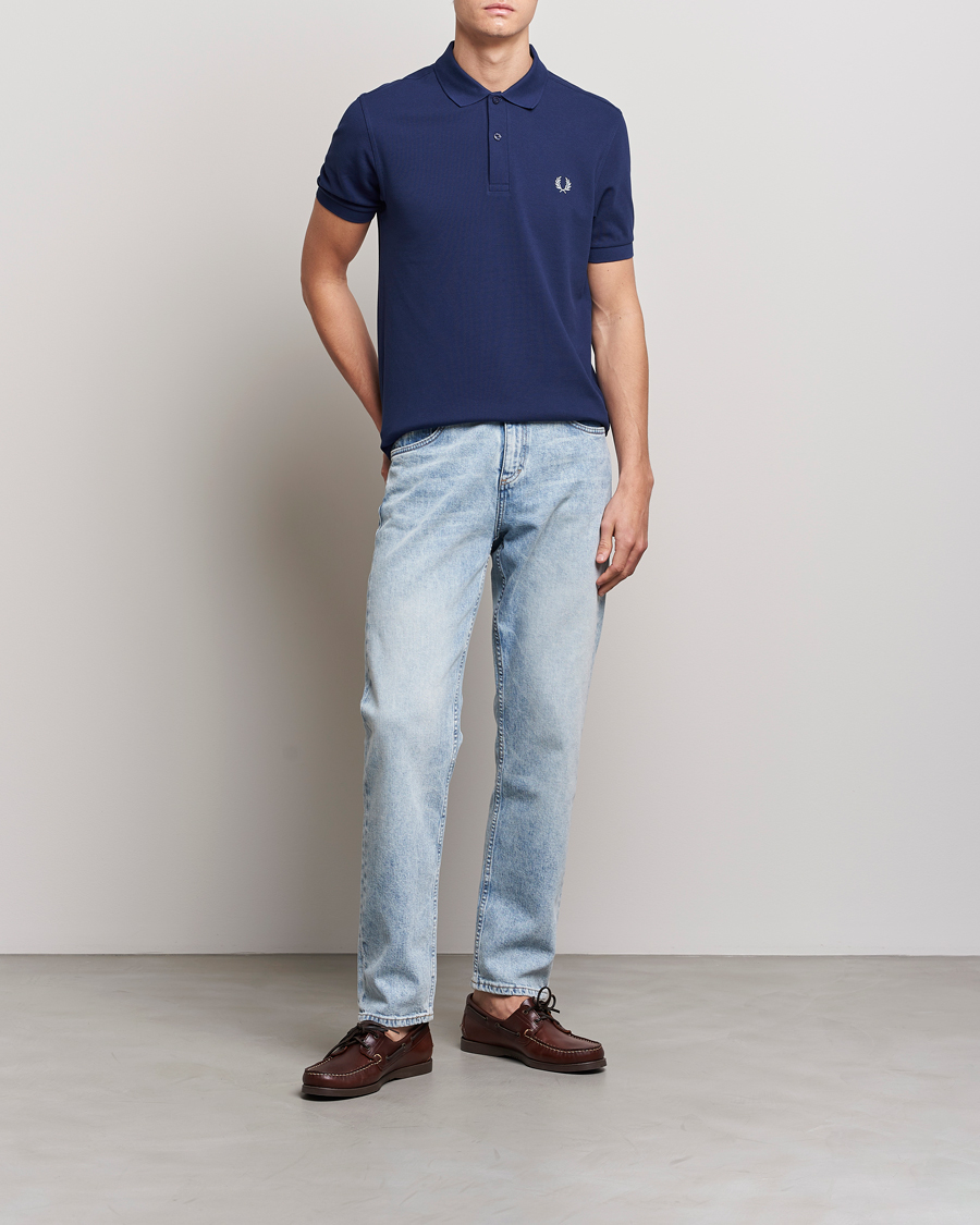 Homme | Polos | Fred Perry | Plain Polo Shirt French Navy