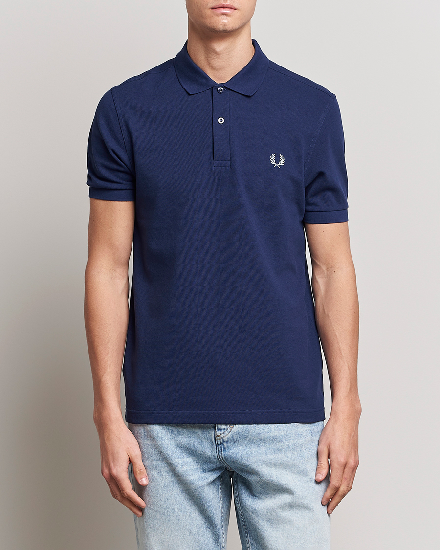 Homme | Polos | Fred Perry | Plain Polo Shirt French Navy
