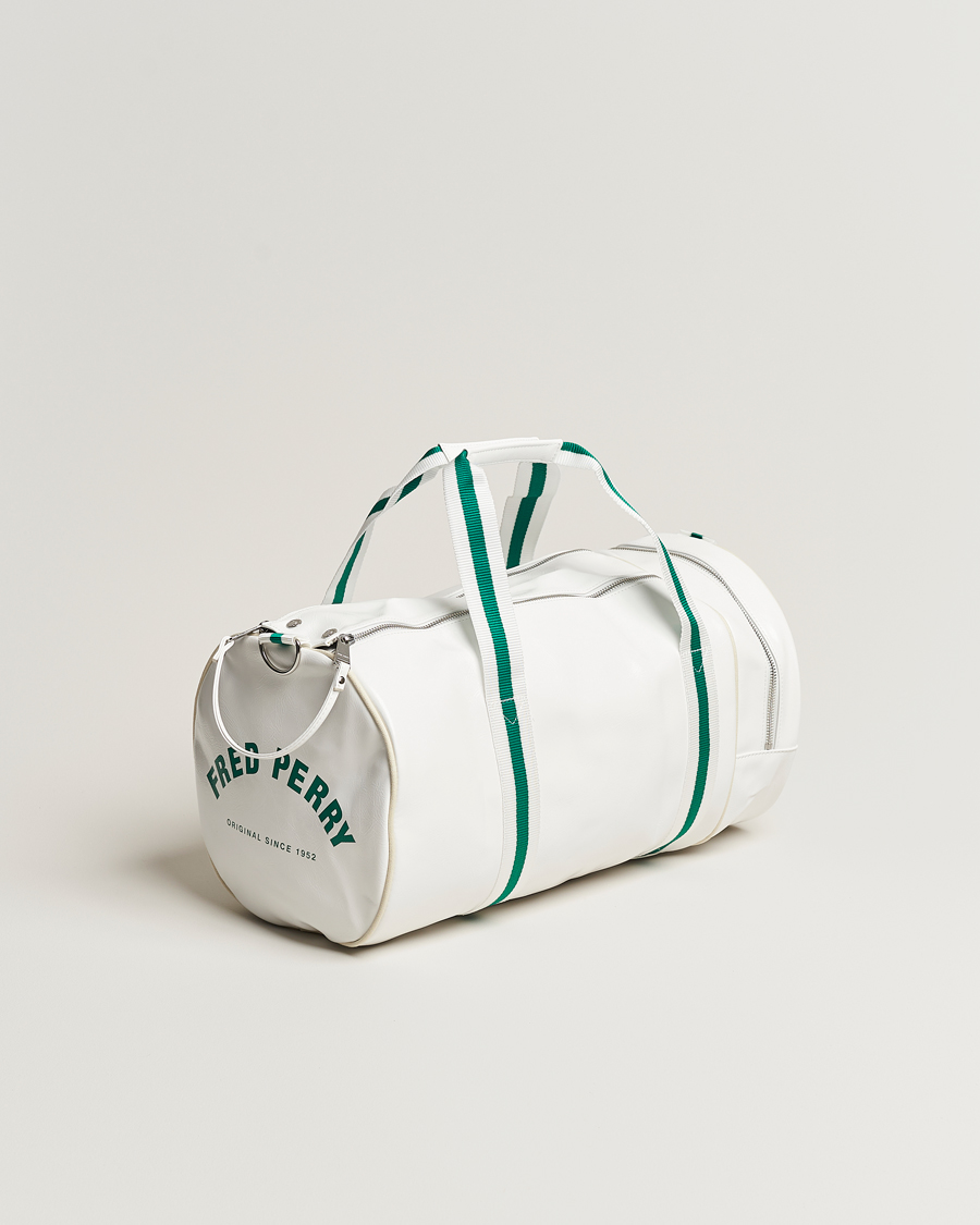 Homme | Fred Perry Classic Barrel Bag Snow White | Fred Perry | Classic Barrel Bag Snow White