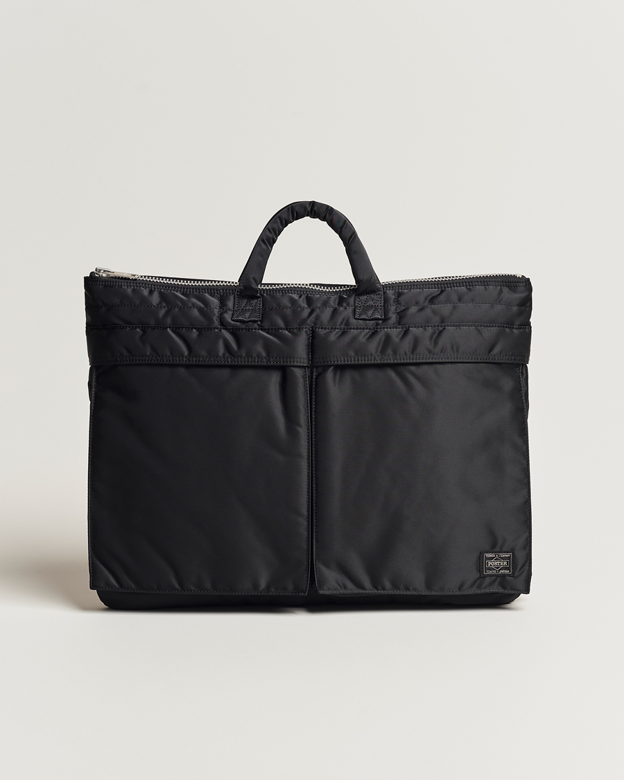 Homme | Porter-Yoshida & Co. Tanker Short Helmet Bag Black | Porter-Yoshida & Co. | Tanker Short Helmet Bag Black