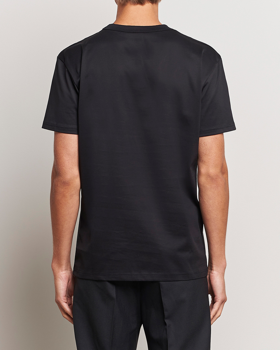Heren | T-shirts | Bread & Boxers | Pima Cotton Crew Neck T-Shirt Black