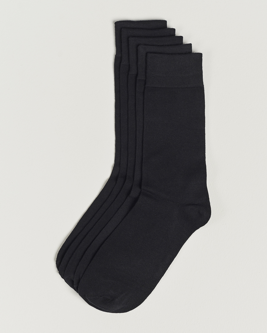 Homme | Sous-Vêtements Et Chaussettes | Bread & Boxers | 5-Pack Socks Black