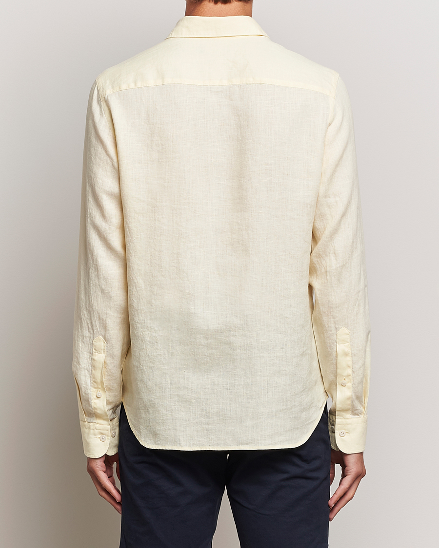 Homme | Chemises | J.Lindeberg | Clean Linen Slim Shirt Pear Sorbet