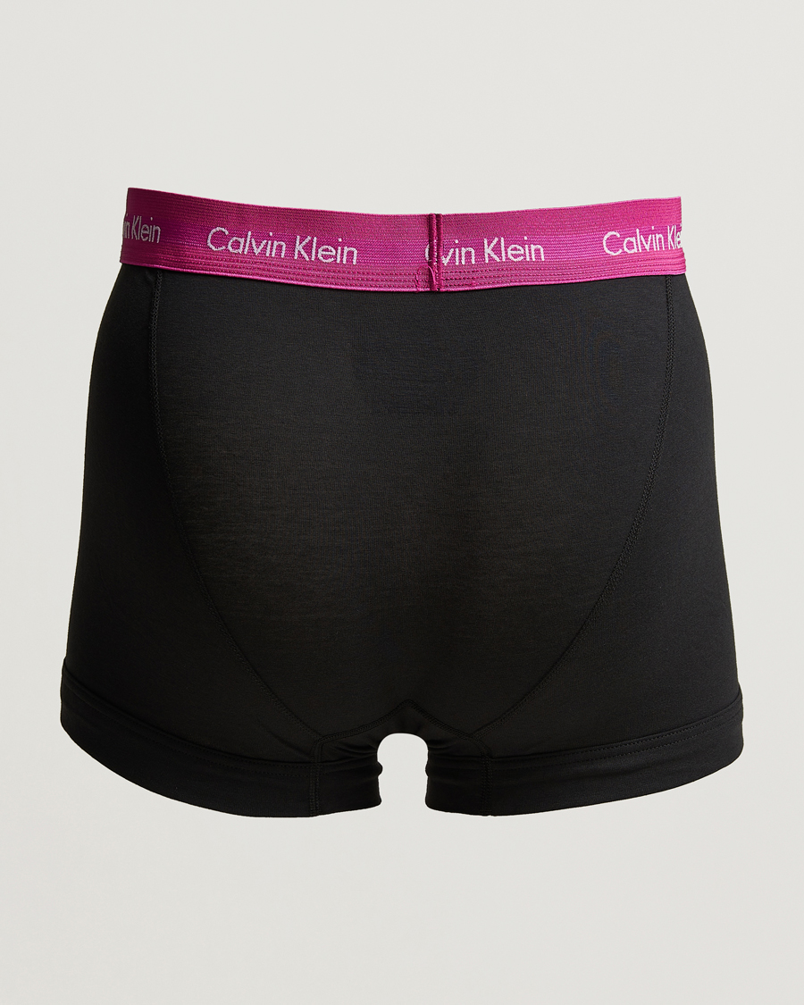 Homme | Sous-Vêtements Et Chaussettes | Calvin Klein | Cotton Stretch 3-Pack Trunk Pink/Grey/Green