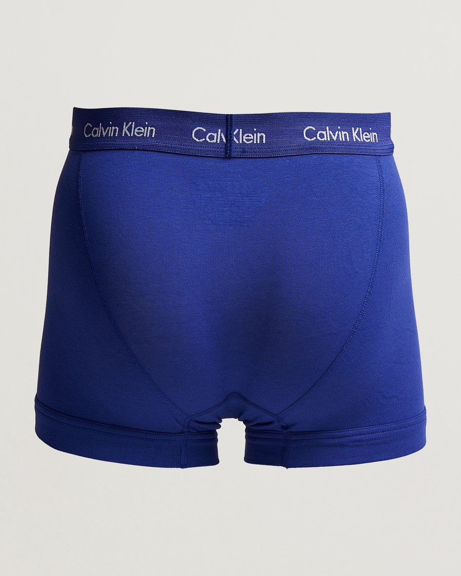Homme | Sous-Vêtements Et Chaussettes | Calvin Klein | Cotton Stretch 3-Pack Trunk Blue/Black/Green