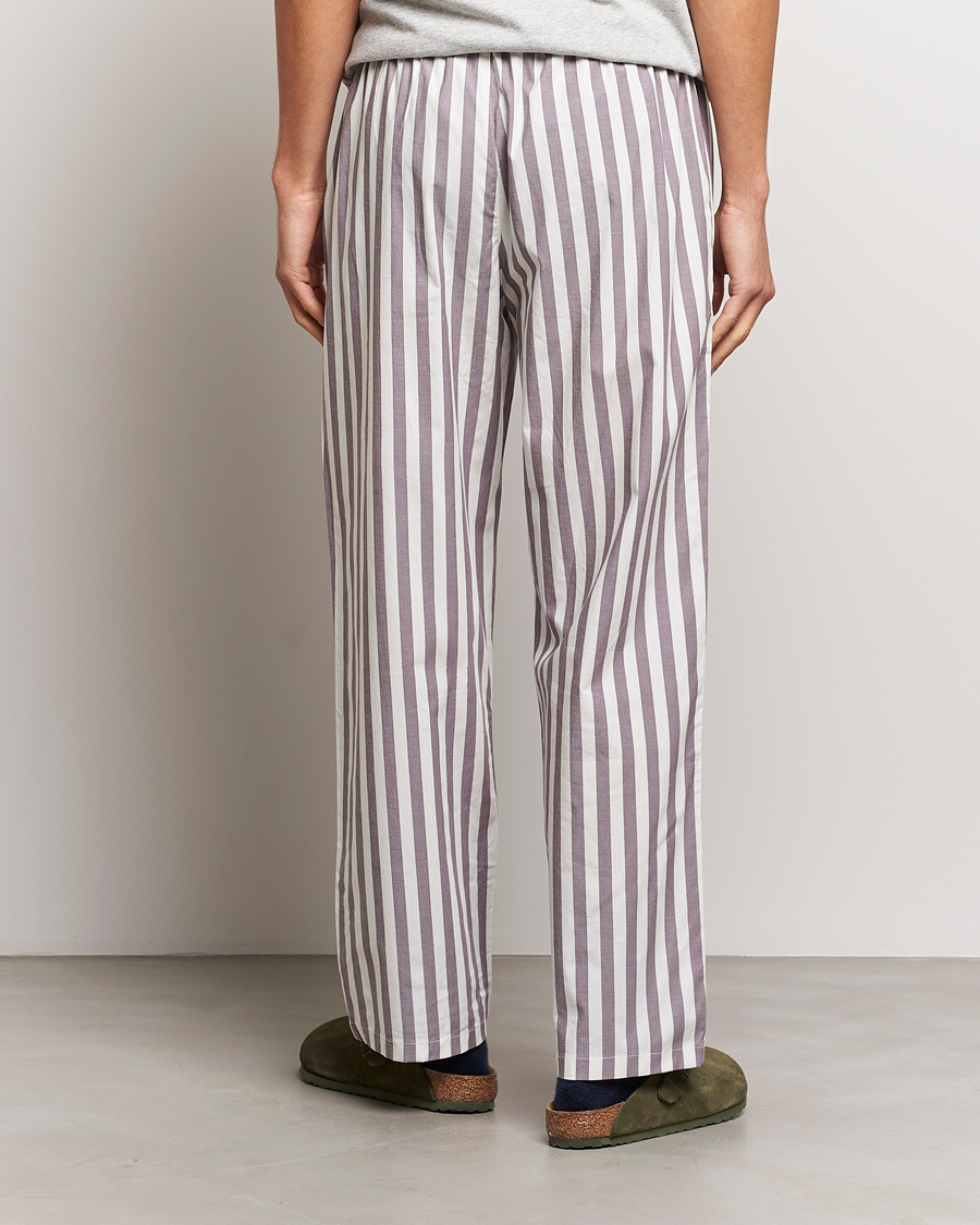 Heren | Pyjama's en gewaden | Calvin Klein | Cotton Striped Pyjama Pants White/Grey