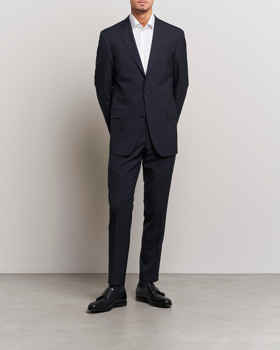 Heren | Blazers | Oscar Jacobson | Joel Wool Blazer Navy