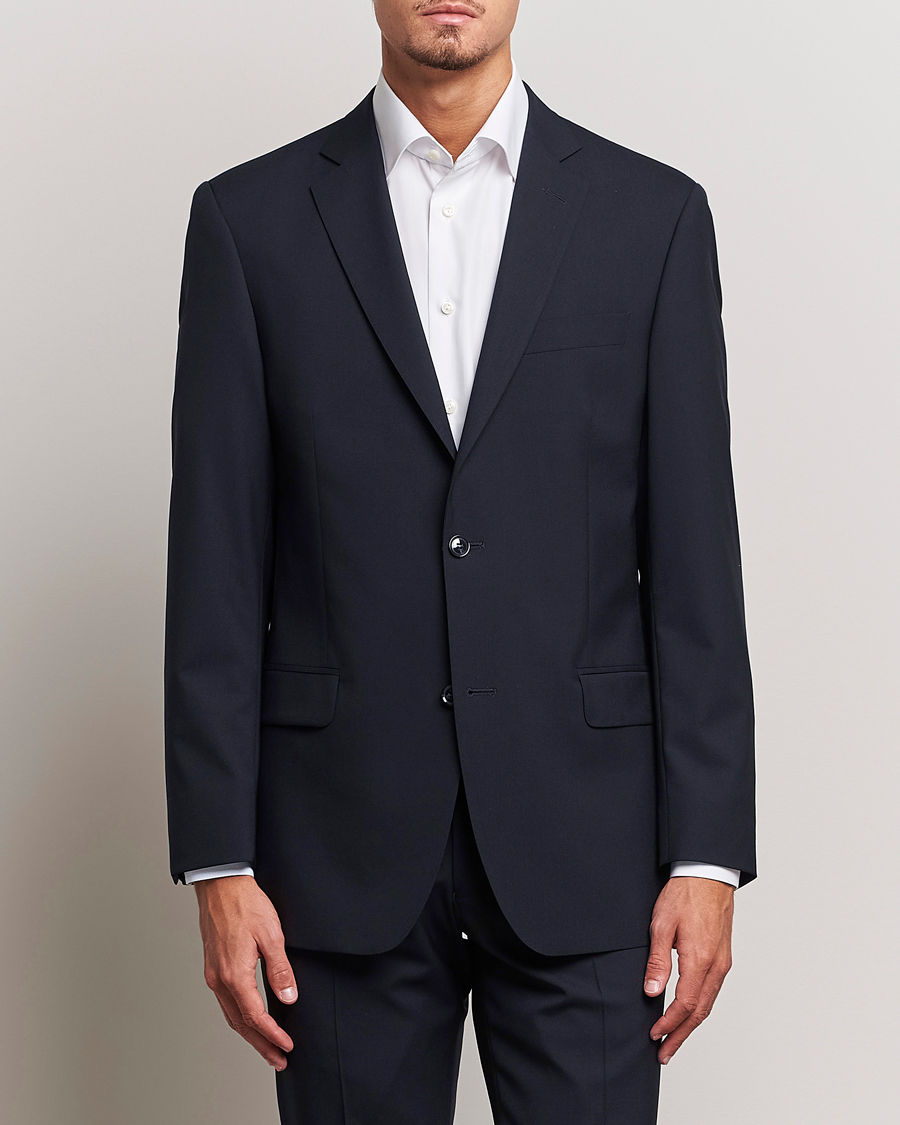 Heren | Blazers | Oscar Jacobson | Joel Wool Blazer Navy