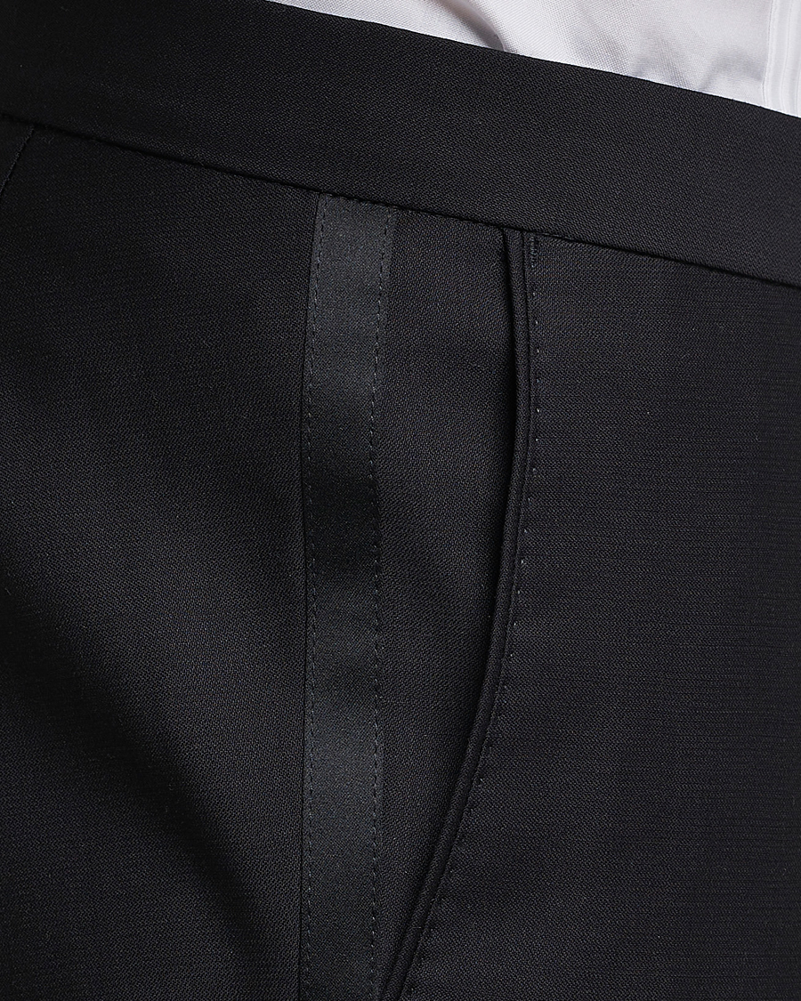 Homme | Pantalons | Oscar Jacobson | Duke Wool Trousers Black