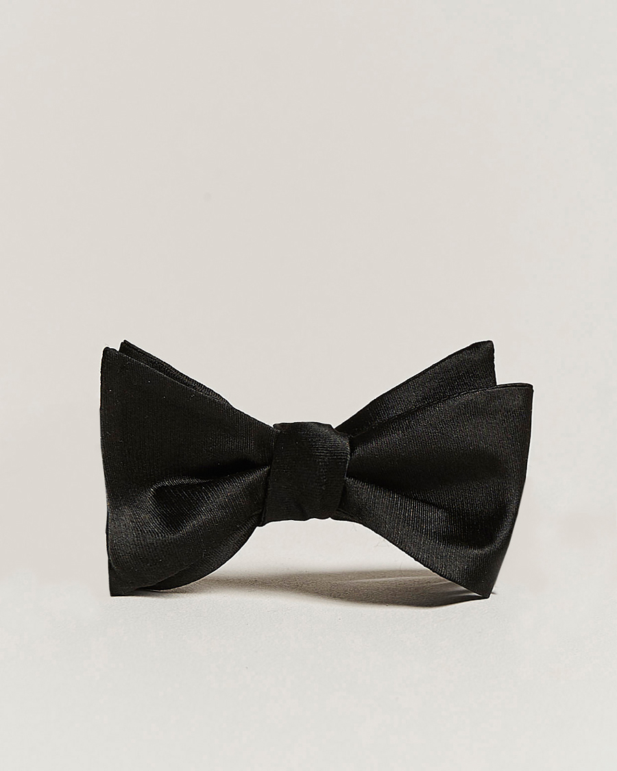 Heren | Oscar Jacobson Bow Tie, Self Tie Black | Oscar Jacobson | Bow Tie, Self Tie Black
