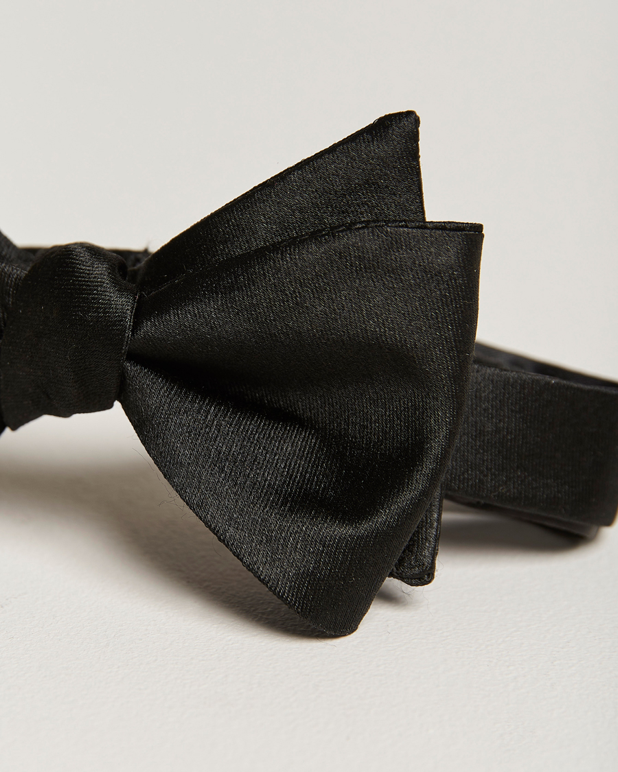 Heren | Oscar Jacobson Bow Tie, Self Tie Black | Oscar Jacobson | Bow Tie, Self Tie Black