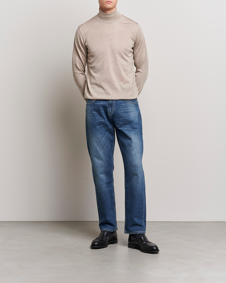 Homme | Jeans | Oscar Jacobson | Johan Cotton Stretch Jeans Vintage Wash