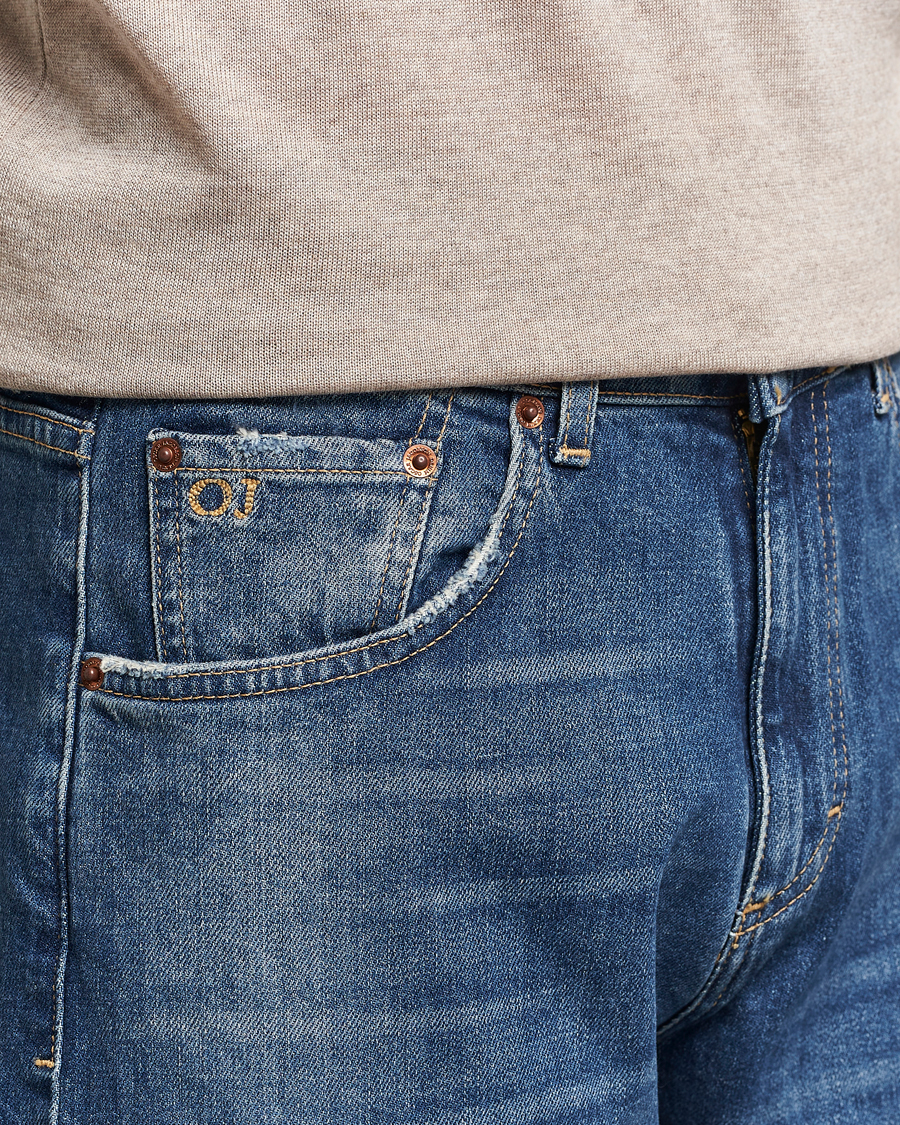 Heren | Jeans | Oscar Jacobson | Johan Cotton Stretch Jeans Vintage Wash