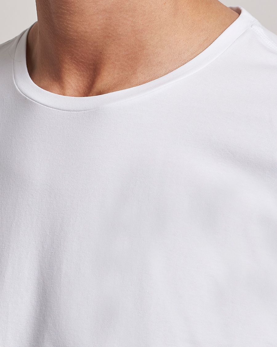 Heren | T-shirts | Oscar Jacobson | Kyran Cotton T-shirt S-S White