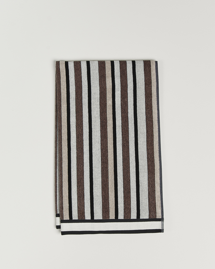 Homme | Tissus | Missoni Home | Craig Bath Towel 70x115cm Grey/Black