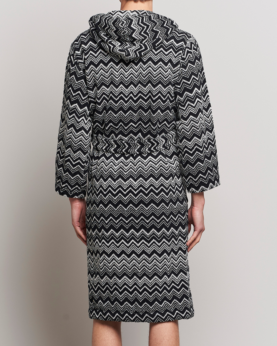 Heren | Pyjama's en gewaden | Missoni Home | Keith Bathrobe Grey/Black