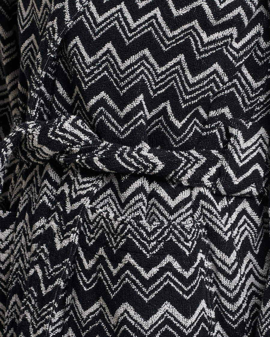 Heren | Pyjama's en gewaden | Missoni Home | Keith Bathrobe Grey/Black