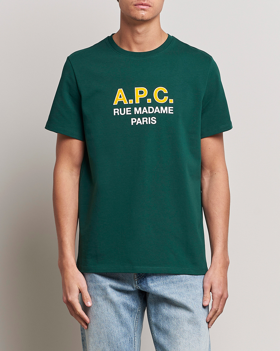 Homme | T-shirts | A.P.C. | Madame T-Shirt Dark Green