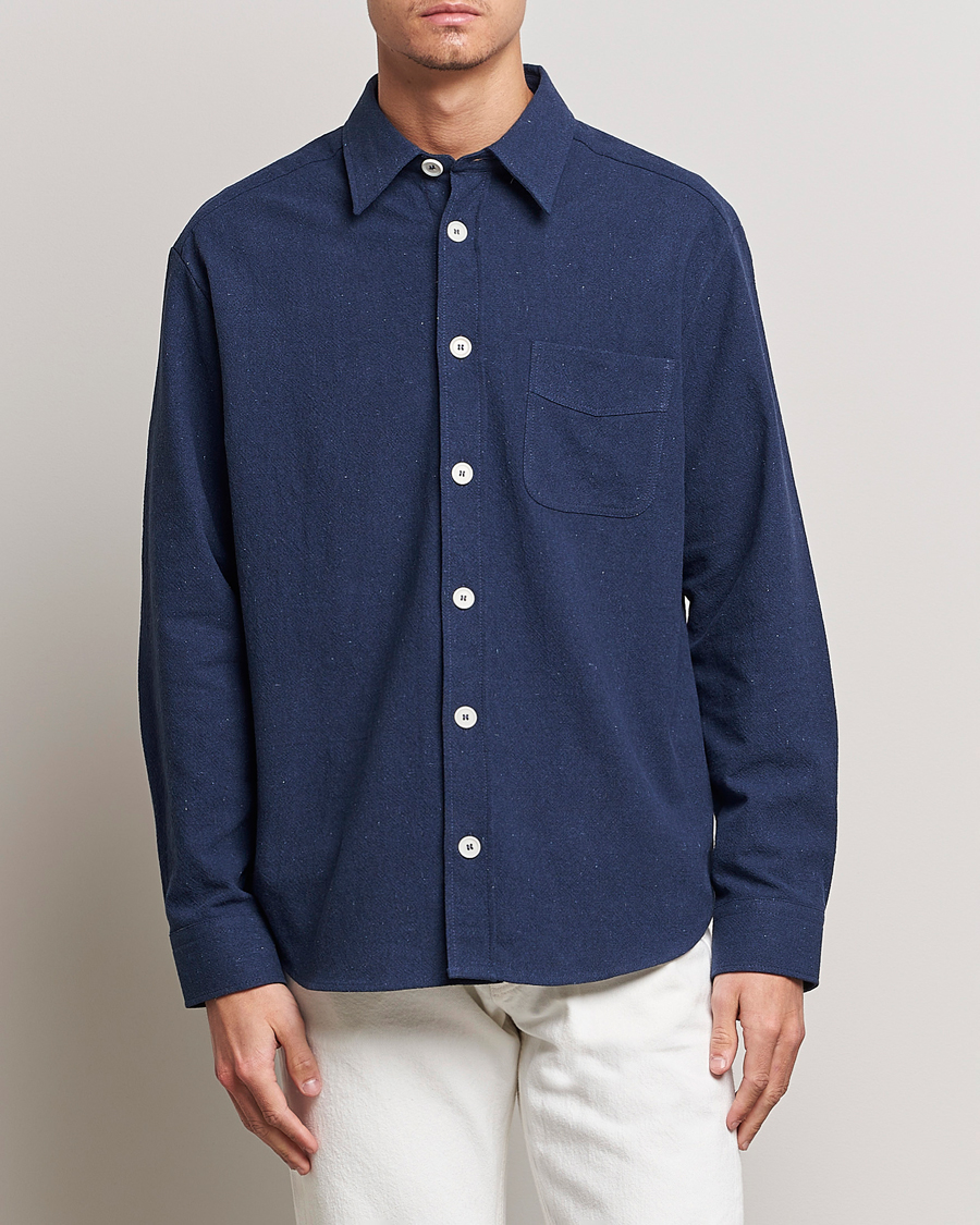 Homme | Chemises | A.P.C. | Aston Overshirt Navy