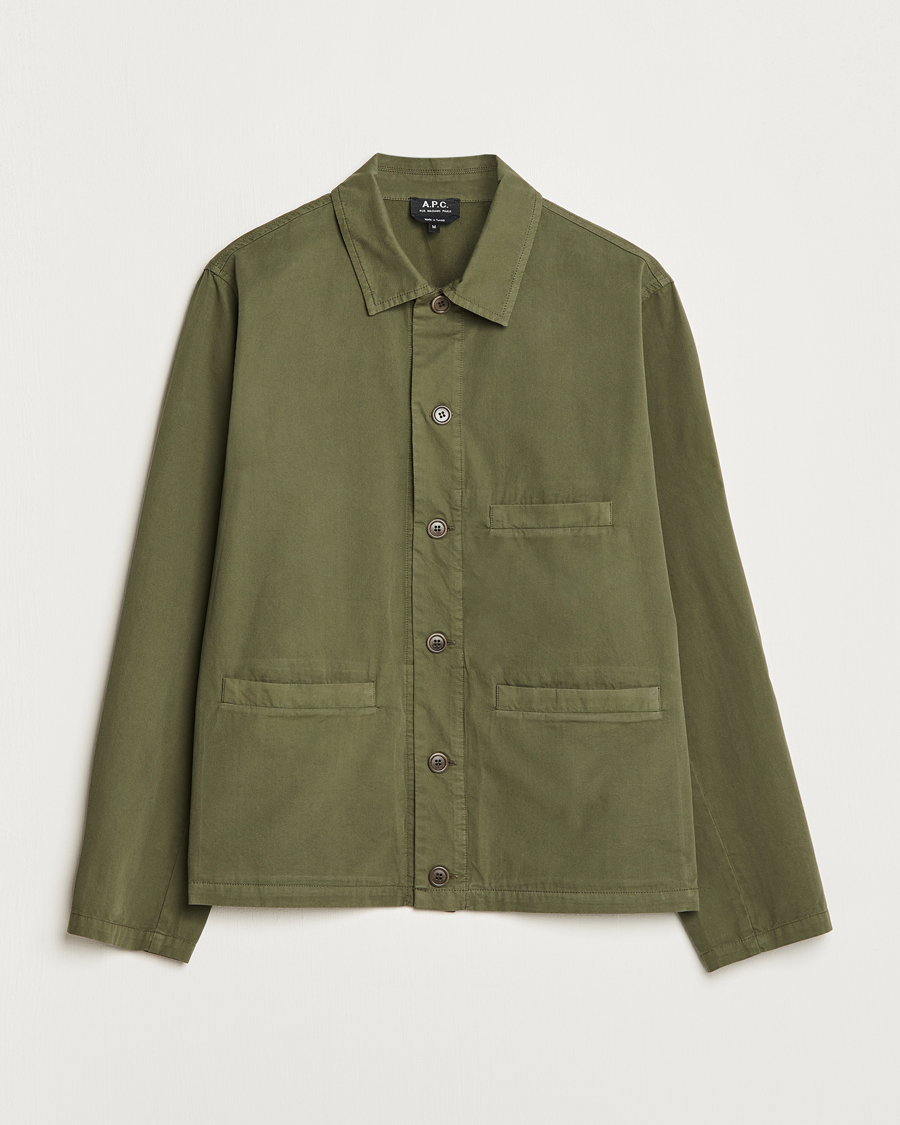 Homme | Manteaux Et Vestes | A.P.C. | Vianney Shirt Jacket Olive