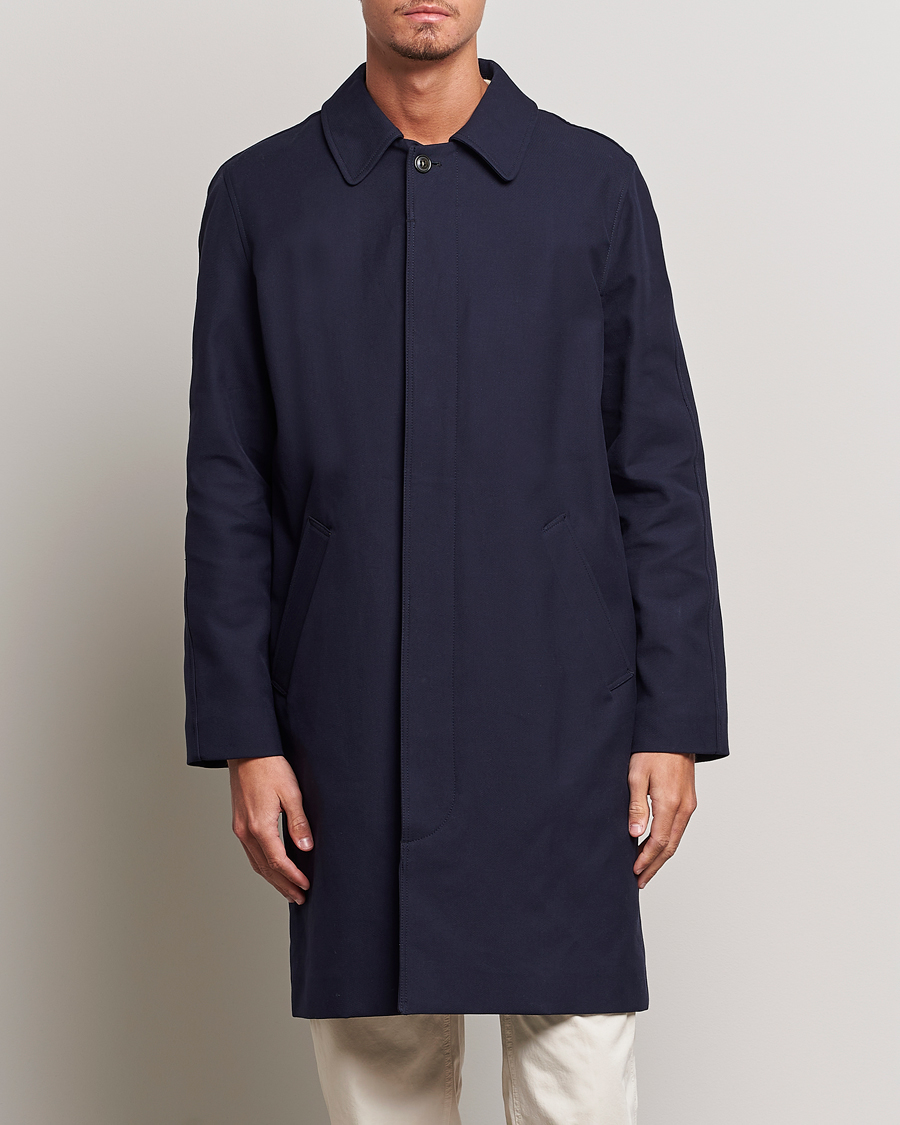 Homme | Manteaux Et Vestes | A.P.C. | Wool Mac Coat Navy