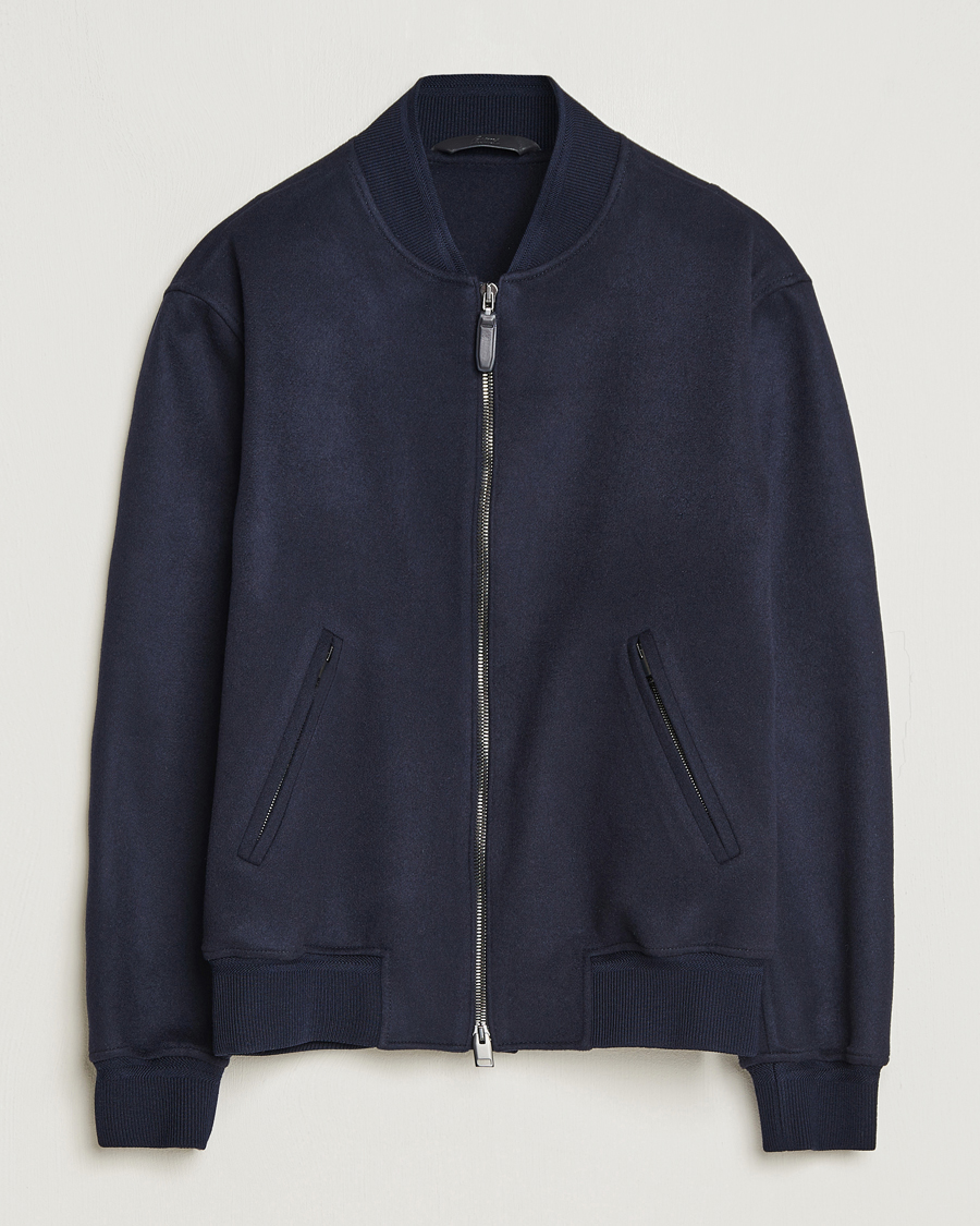 Homme | Manteaux Et Vestes | Brioni | Cashmere Blend Bomber Jacket Navy