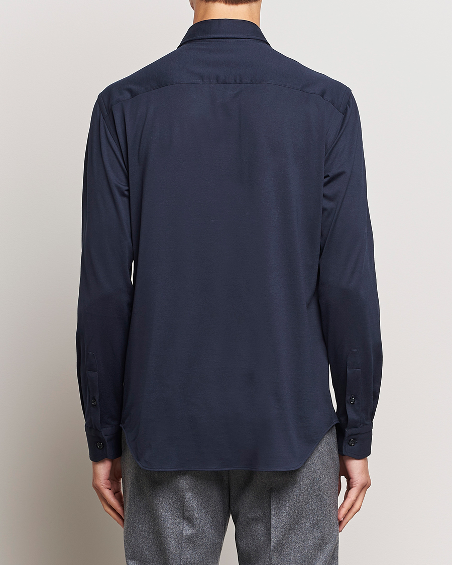 Homme | Chemises | Brioni | Soft Cotton Jersey Shirt Navy