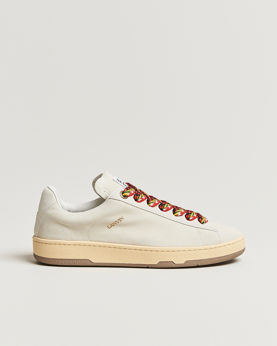 Homme | Lanvin Lite Curb Sneakers White | Lanvin | Lite Curb Sneakers White