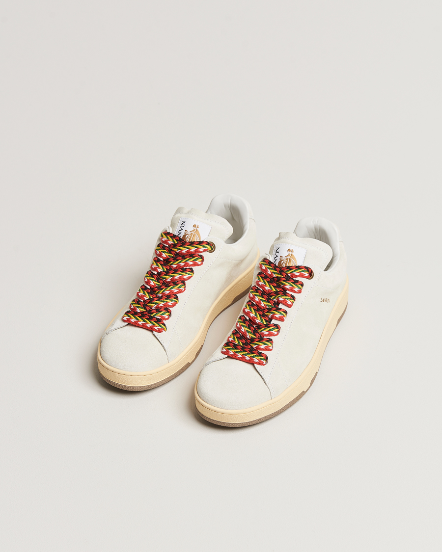 Homme | Lanvin Lite Curb Sneakers White | Lanvin | Lite Curb Sneakers White