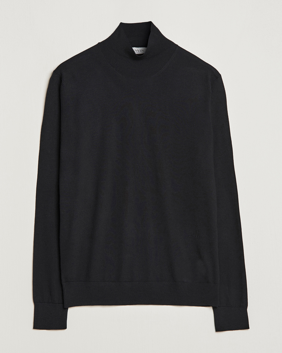 Homme | Pulls Et Tricots | Lanvin | Wool/Silk Rollneck Black