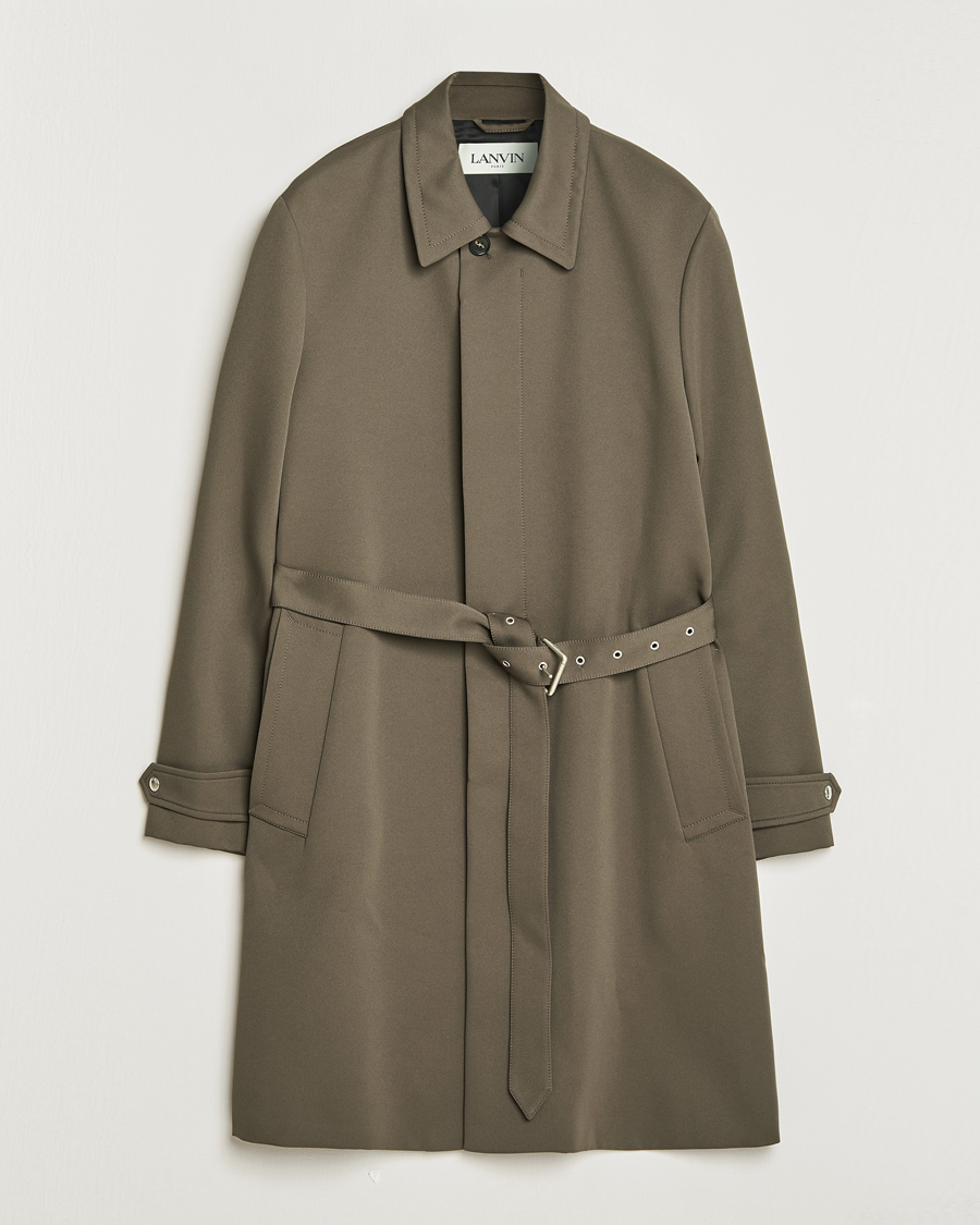 Homme | Manteaux Et Vestes | Lanvin | Tailored Rain Coat Shark Grey