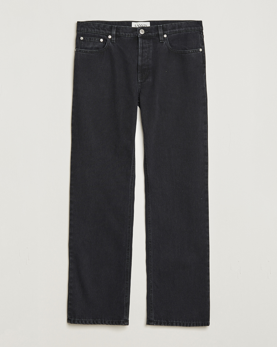 Homme | Jeans | Lanvin | Tailored Denim Pants Black