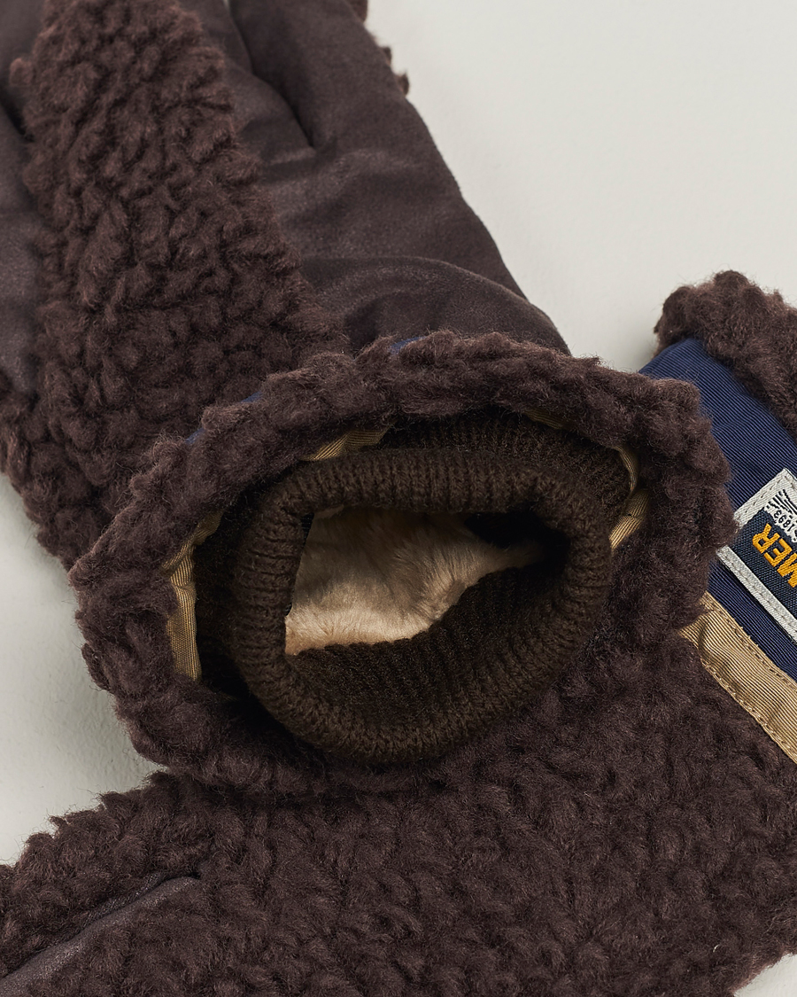 Homme | Elmer by Swany Sota Wool Teddy Gloves Brown | Elmer by Swany | Sota Wool Teddy Gloves Brown