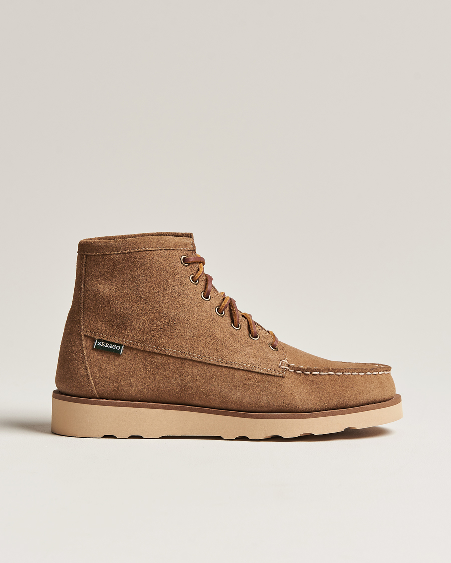 Homme | Sebago Tala Oiled Suede Mid Boot Beige Camel | Sebago | Tala Oiled Suede Mid Boot Beige Camel