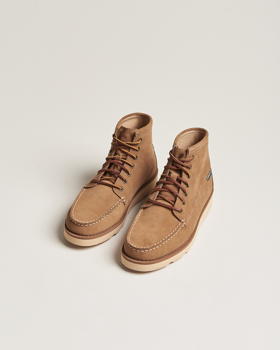Homme | Sebago Tala Oiled Suede Mid Boot Beige Camel | Sebago | Tala Oiled Suede Mid Boot Beige Camel