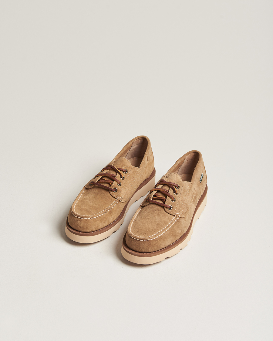 Homme | Sebago Askookfield Suede Boat Shoe Beige Camel | Sebago | Askookfield Suede Boat Shoe Beige Camel