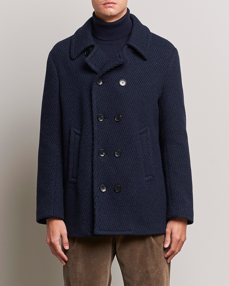 Homme | Manteaux Et Vestes | Etro | Wool Peacoat Navy