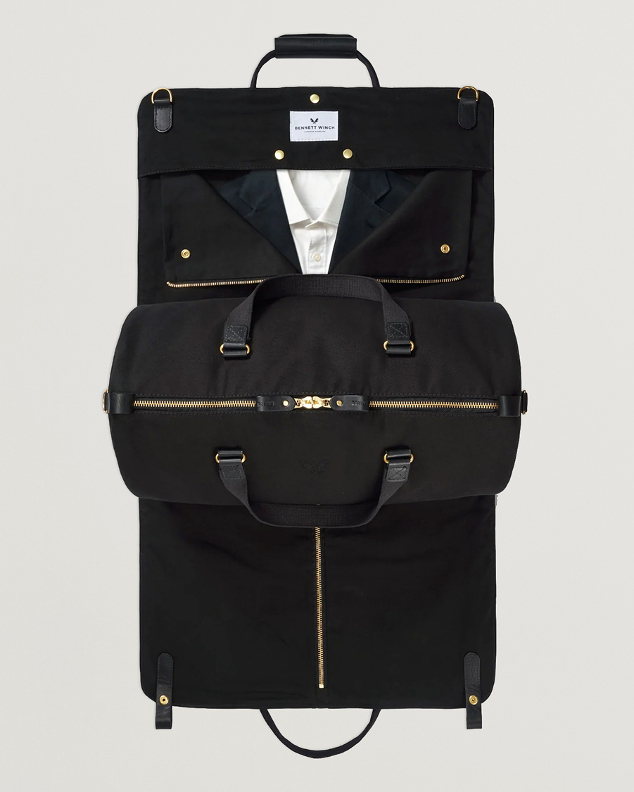 Heren | Tassen | Bennett Winch | Canvas Suit Carrier Holdall Black