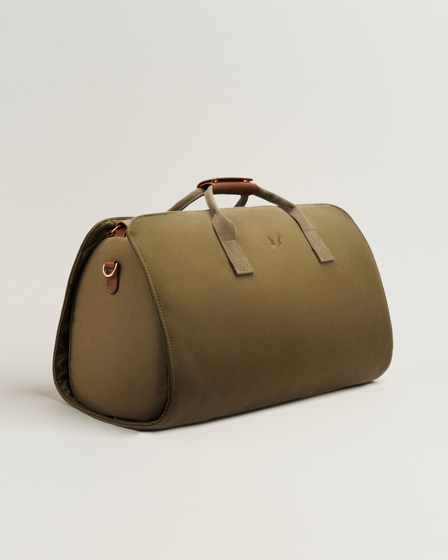 Homme | Bennett Winch Canvas Suit Carrier Holdall Olive | Bennett Winch | Canvas Suit Carrier Holdall Olive