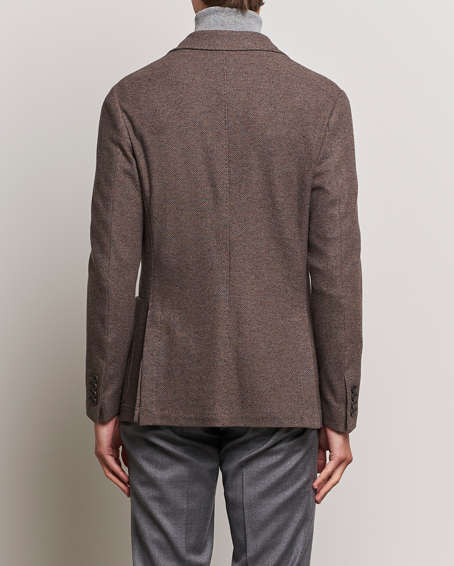 Homme | Blazers | Canali | Structured Wool Jersey Jacket Beige