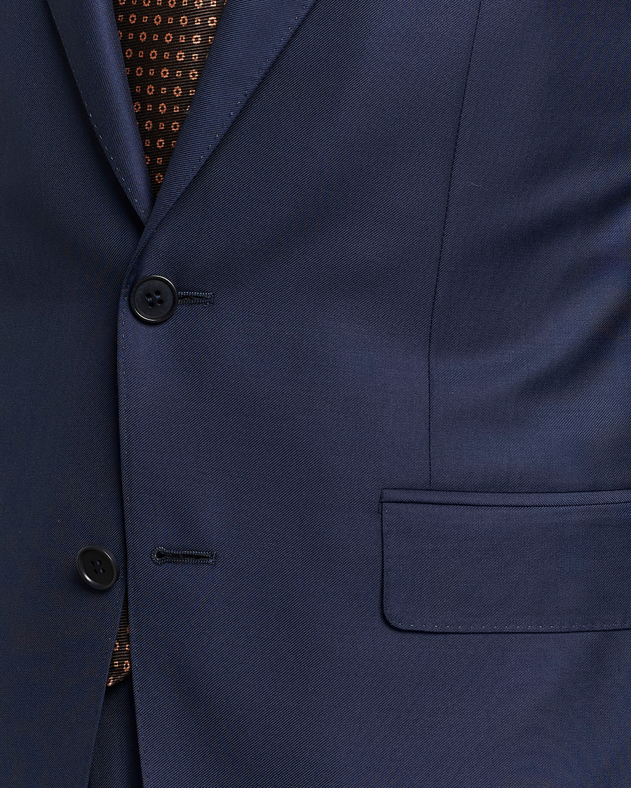 Homme | Costumes | Canali | Super 130s Wool Capri Suit Dark Blue