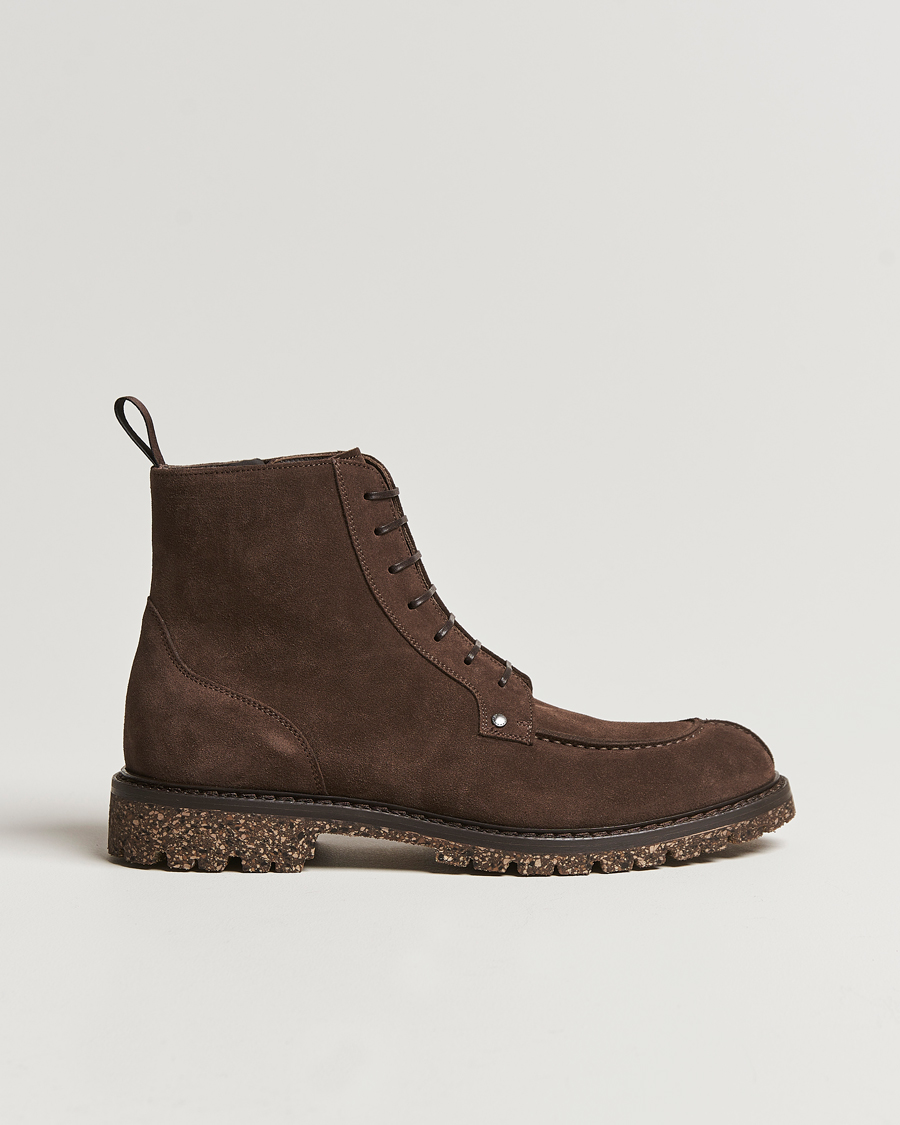 Homme | Canali Lace Up Winter Boot Dark Brown Suede | Canali | Lace Up Winter Boot Dark Brown Suede