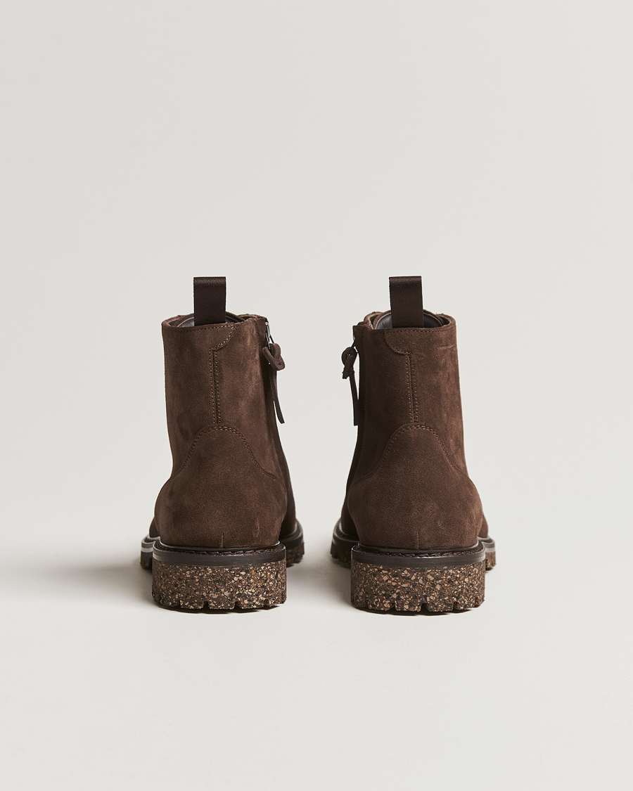 Homme | Canali Lace Up Winter Boot Dark Brown Suede | Canali | Lace Up Winter Boot Dark Brown Suede