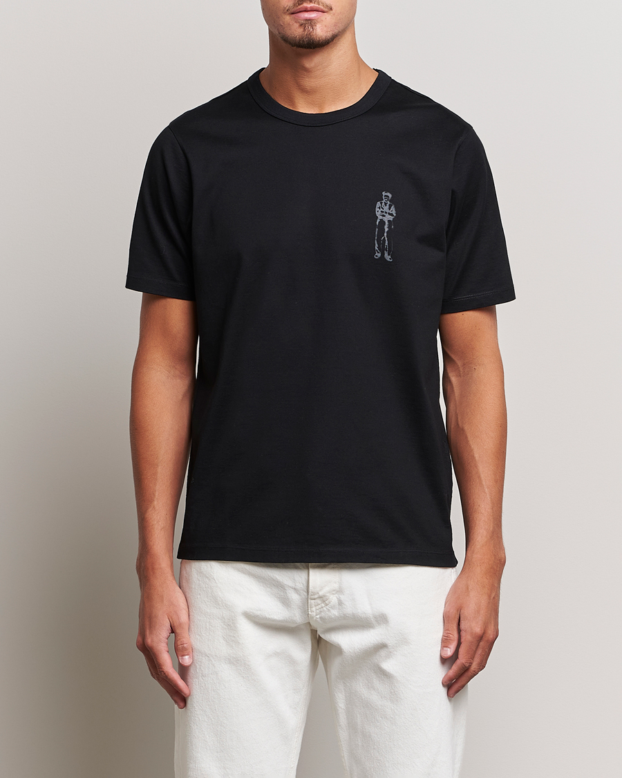 Homme | T-shirts | C.P. Company | Mercerized Jersey Logo T-Shirt Black