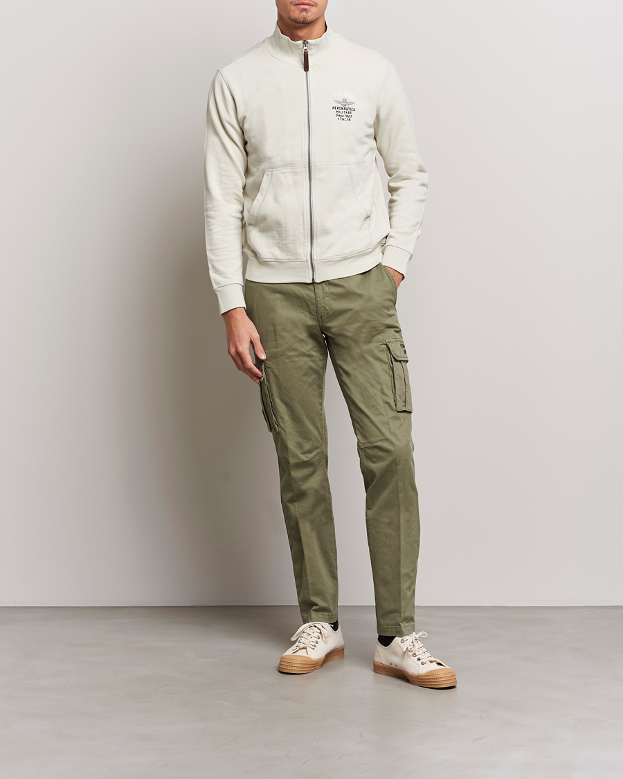 Heren | Broeken | Aeronautica Militare | Cotton Cargo Pants Green