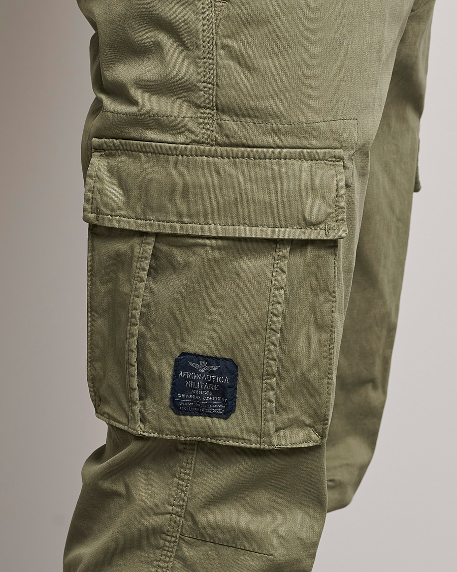 Heren | Broeken | Aeronautica Militare | Cotton Cargo Pants Green