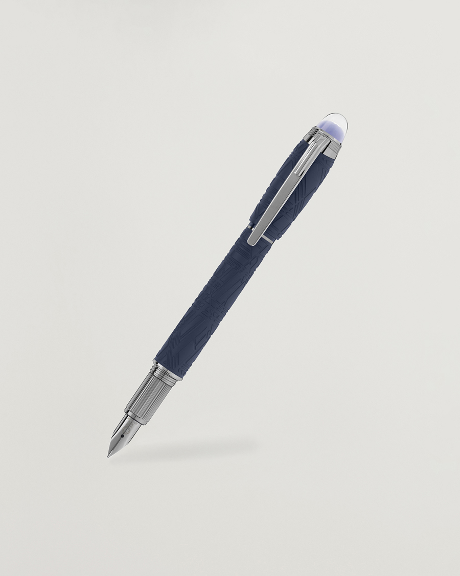 Homme | Montblanc Starwalker SpaceBlue Resin Fountain Pen Blue | Montblanc | Starwalker SpaceBlue Resin Fountain Pen Blue